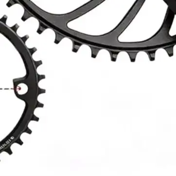110BCD 4-Arm Narrow Wide Chainring 46T-58T Black CNC Aluminum Alloy Single Chain For Ring For Road Folding Bike Crankset Parts