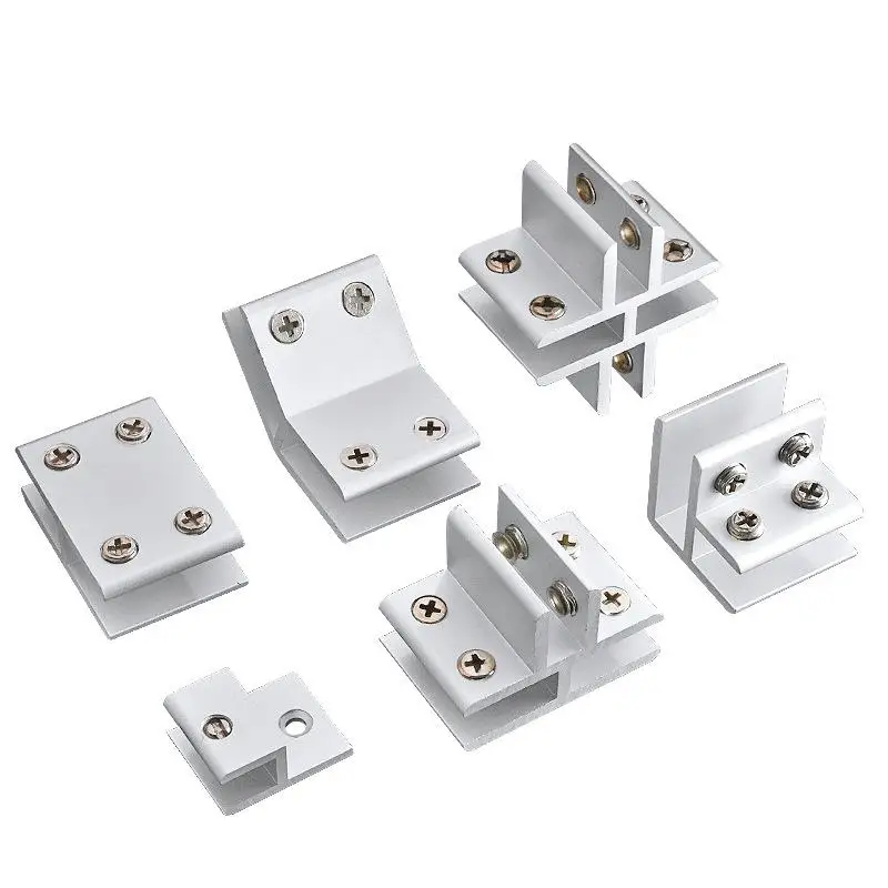 

Aluminum alloy glass clip combined fixed support frame connector fastener clip Wood Cross clip