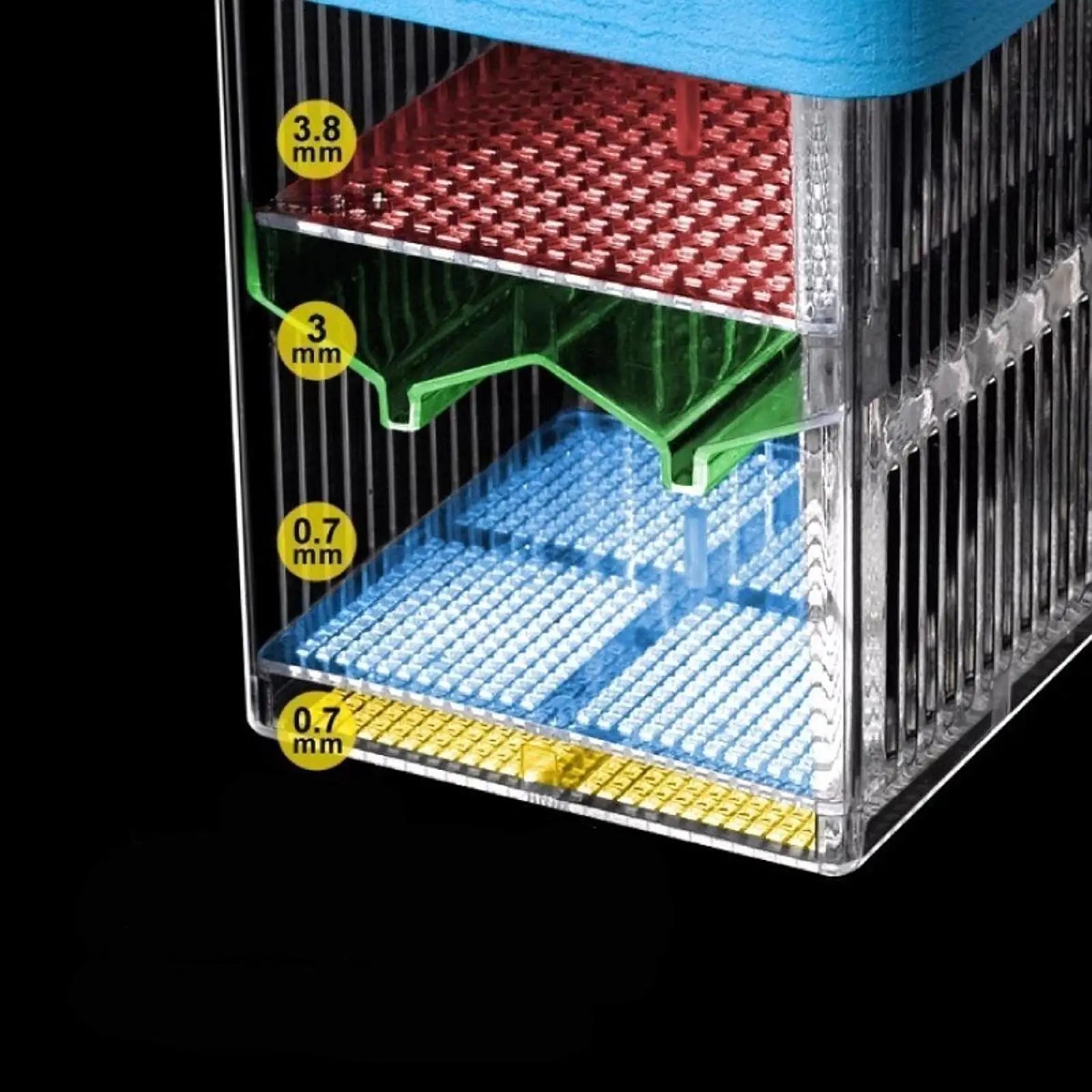 Mother Fish Incubator Fish Tank Divider Clear Frame Detachable Isolation Case Fishtank Breeder for Growing Baby Fish Home Use - Image 3