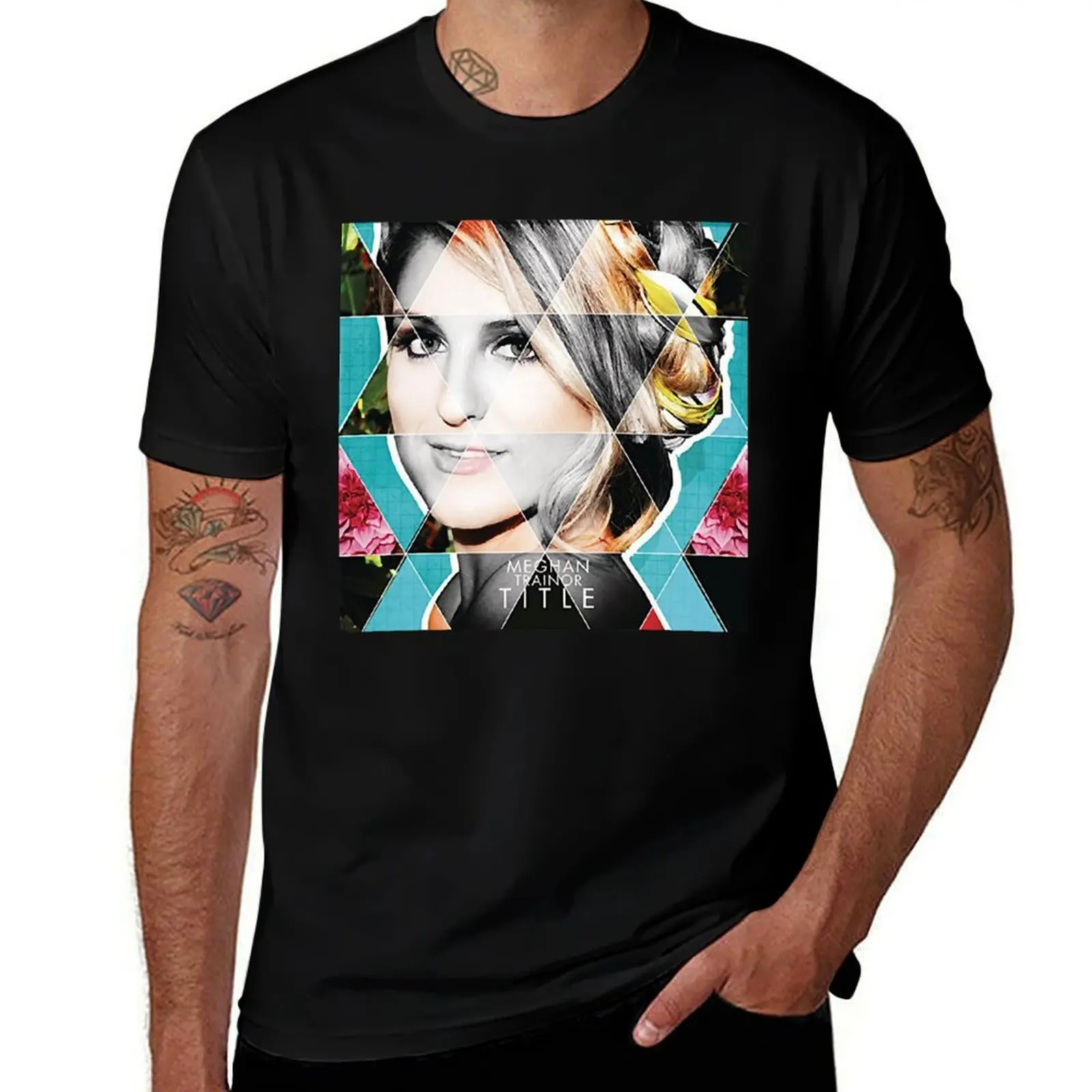 Love Funny Man Meghan Trainor Gifts For Everyone T-Shirt Active Sports Short Sleeve Cotton Shirt