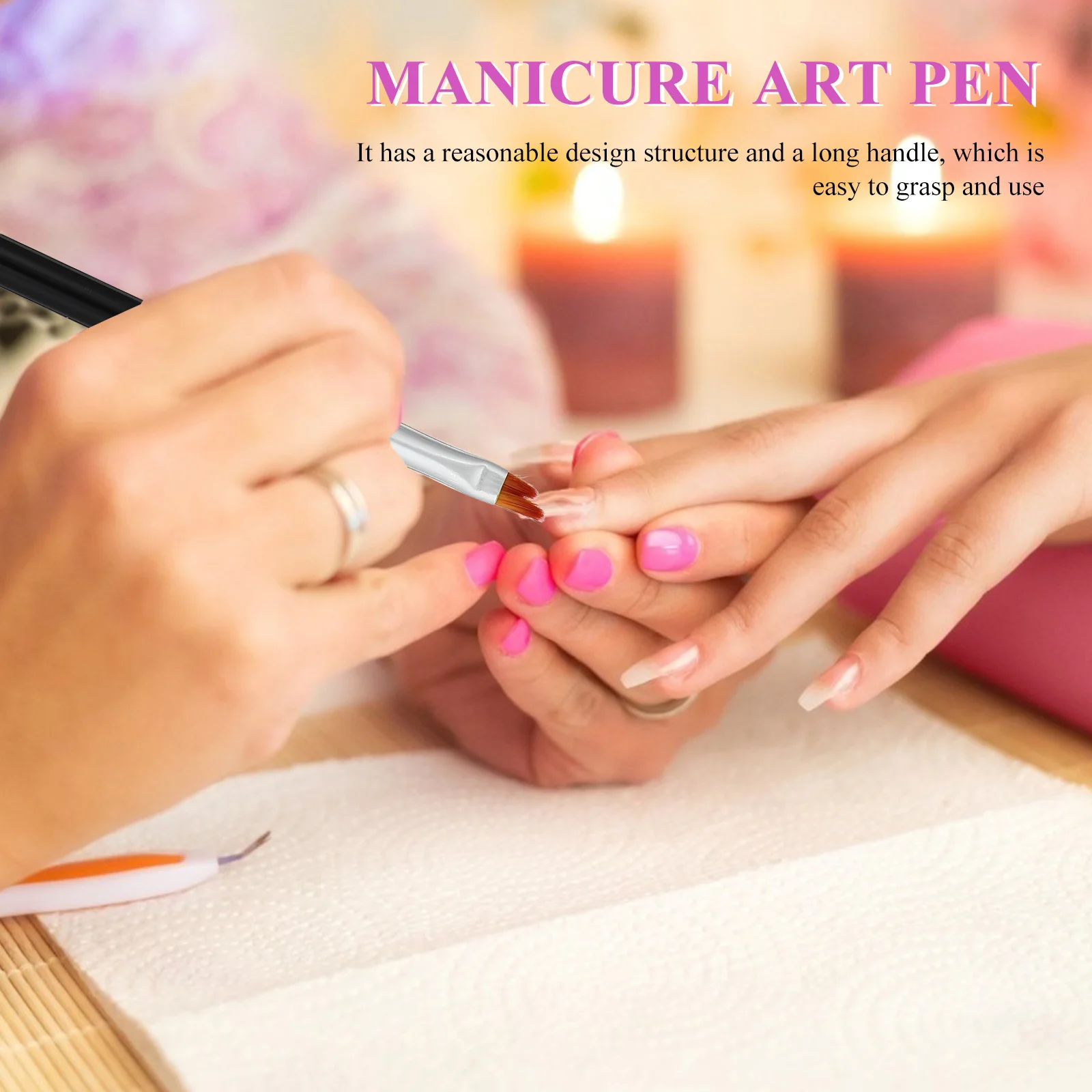 8 個ネイルアートペンセット DIY 描画ツールマニキュア用品簡単使用花びらデザインフィッシュテールちょう結び愛好家へのギフト