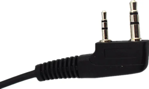 Profissional militar polícia fbi garganta microfone encubierto tubo acústico fone de ouvido 2pin para kenwood rádio baofeng bf UV-5R