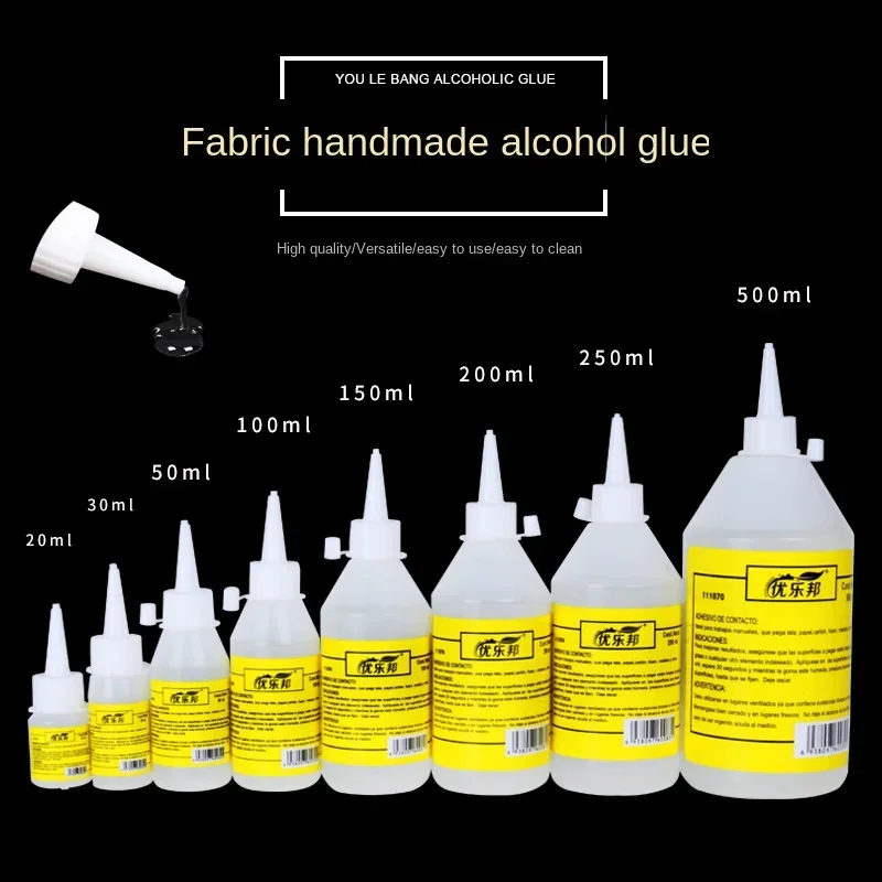 20/50/100ml Liquid Glue Alcohol Adhesive Textile Stationery Scrapbooking