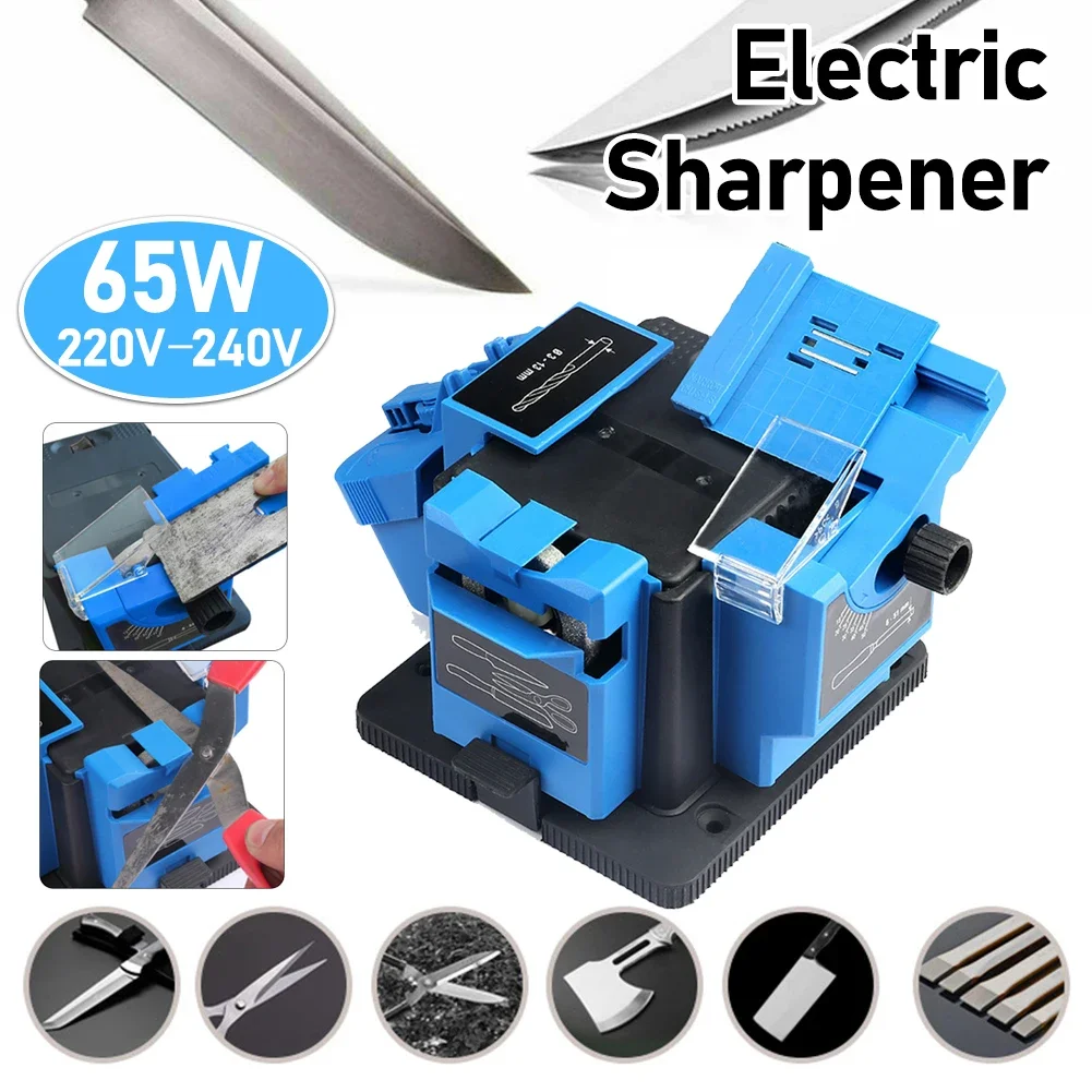 Electric Drill Bit Sharpener Multifunctional Drill Bit Knife Scissor Sharpening Tools Universal Sharpening Station for Chisel HS