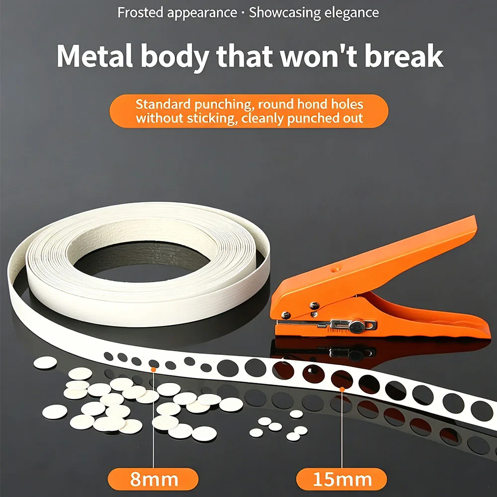 8/10/15MM Edge Banding Hole Punch Pliers Woodworking Screw Cover Punch Tool for PVC Leather Furniture 2