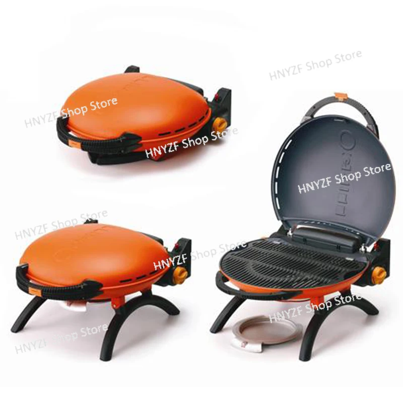 Barbecue Grill Outdoor Portable Gas Gas High Temperature Resistance Good Cleaning Foldable Portable Travel Outdoor