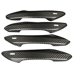 Car Exterior Door Handle Cover Trim Kit Fit for Lexus RX350 RX450h RX200t RX350hL RX450hL NX200t NX300 NX300h Carbon Fiber Style
