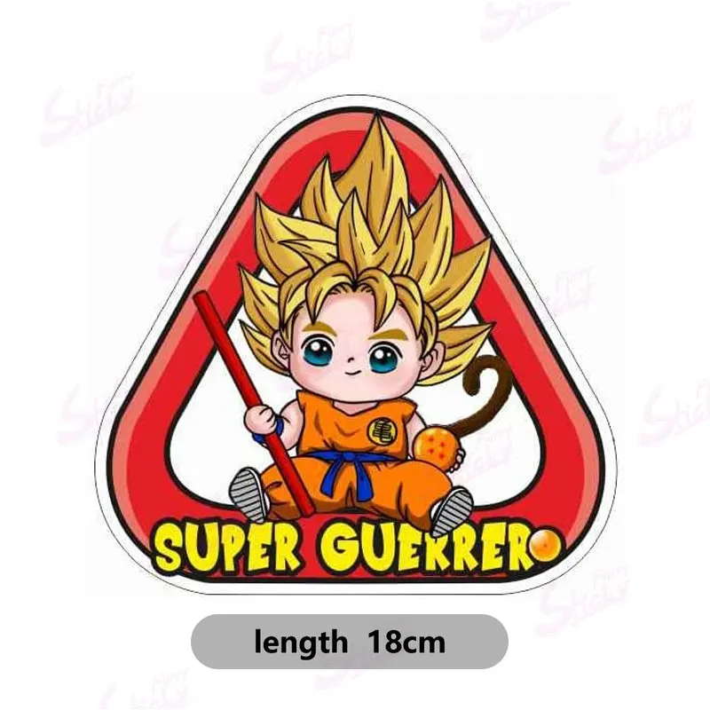 Baby on Board Mimics Super Warrior Board  Car Sticker Dragon Ball Anime Stickers Waterproof Sunscreen