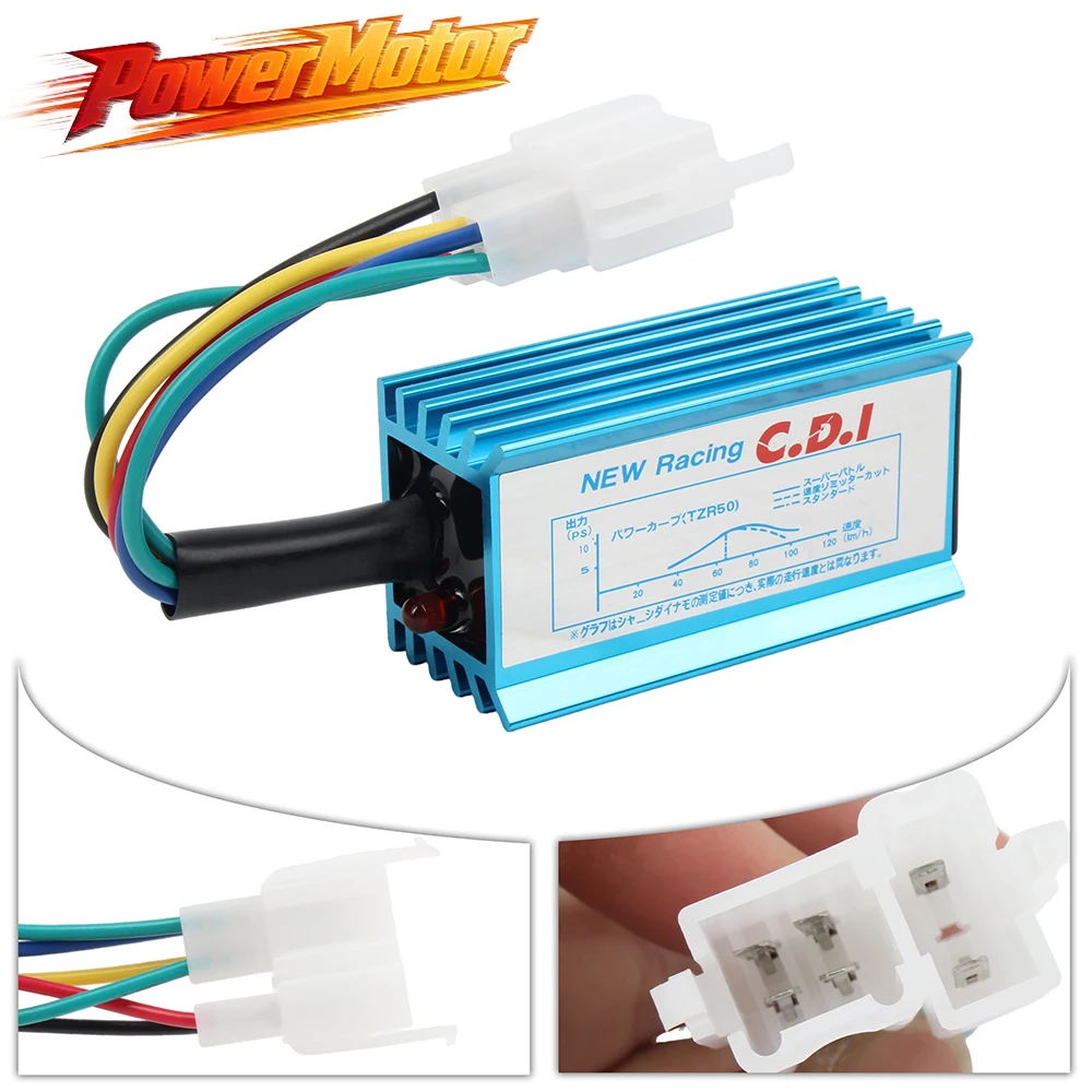 Motorcycle 6-Pin AC Performance Ignition CDI Box Replacement Control Module For Honda CG125 150cc 140CC Express Scooter Moped