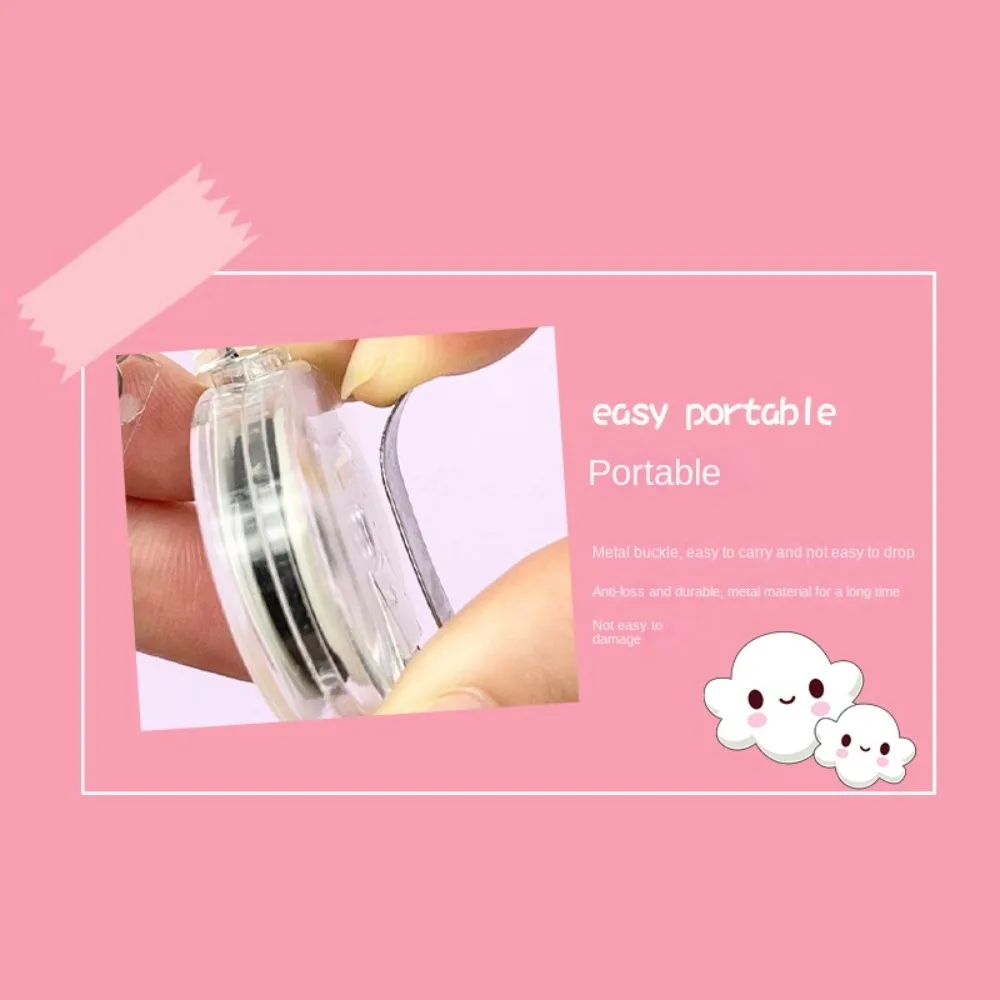 Easy To Pull Buckle Nurse Retractable Badge Reel ID Card Accessories Fashion Nurse ID Card Clips Cute Simplicity