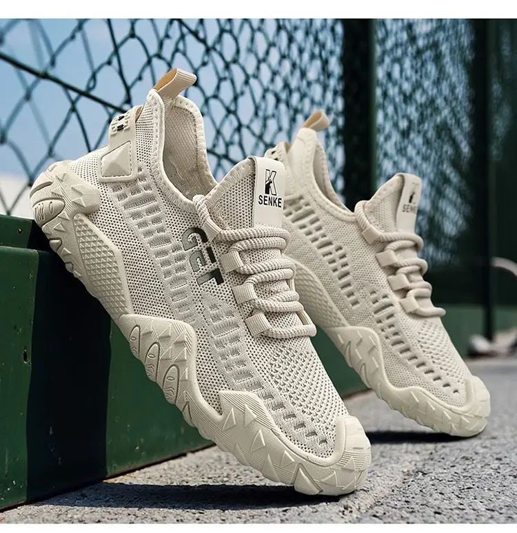 Herren 2026 Neue Sommer Mesh-Sneaker Leichte Lauf- und Sportschuhe Atmungsaktive Weiche Sohle Rutschfeste Freizeitschuhe – Detail 17