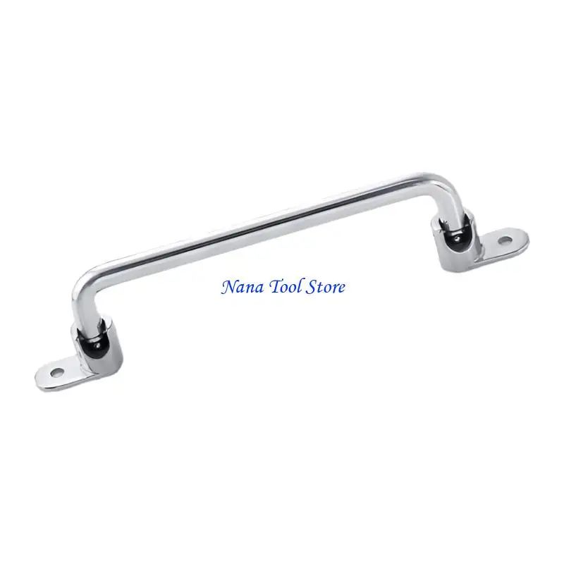 31GJ Stainless Steel 90 Degrees Folding Door Pull Electric Cabinet Chassis Movable Handle Household Exterior Handle Hardware