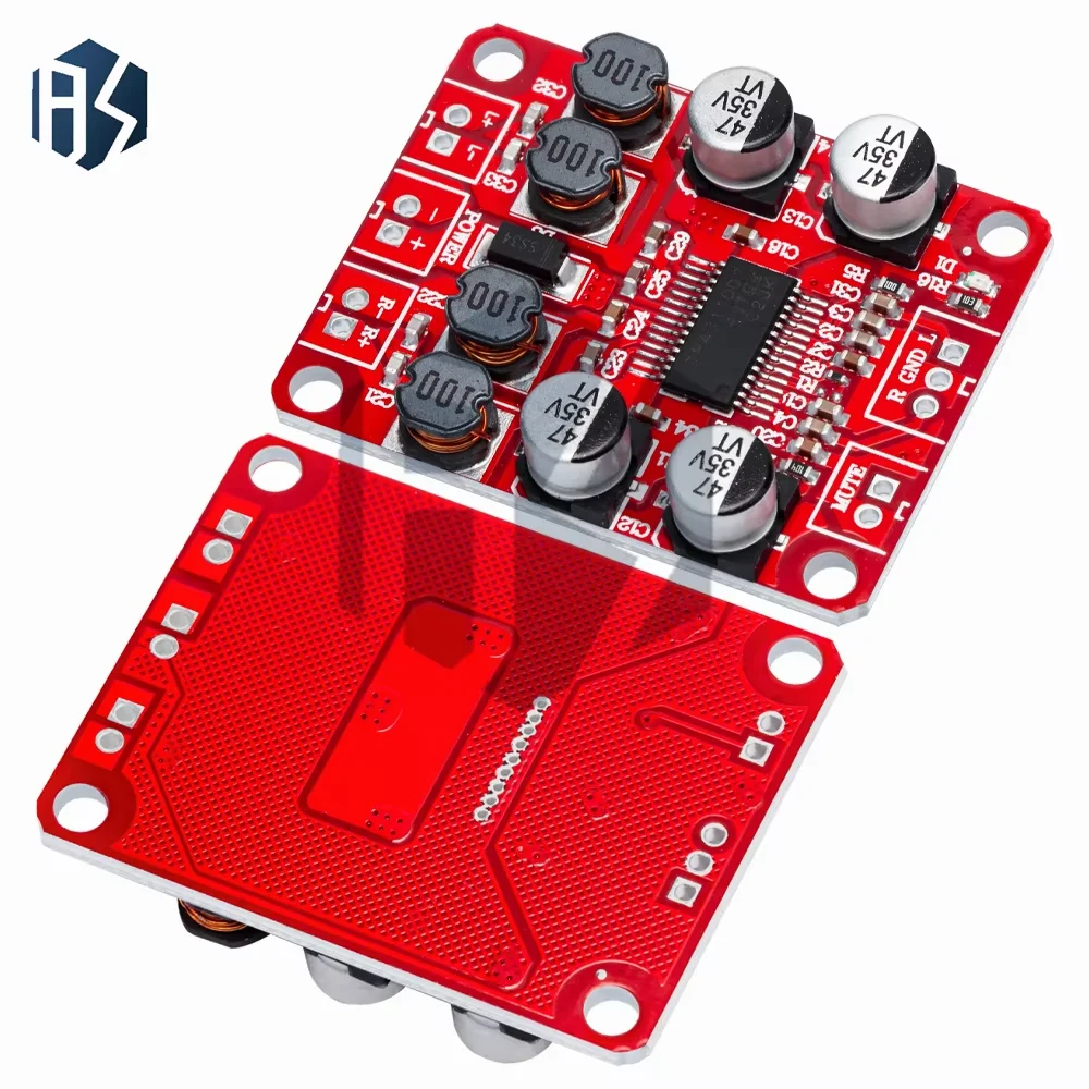 DC DC12V-24V 2X15W Digital Audio Power Stereo Amplifier Module Board TPA3110 12V Class D Power AMP Board 2.0 channel
