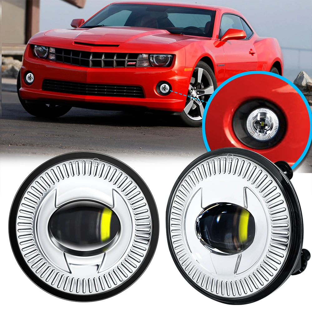 

2X LED Fog Lights Driving Lamps For Chevrolet Suburban Tahoe 07-13 Avalanche 10-13 Camaro 2015 Silverado GMC Sierra Acadia Yukon