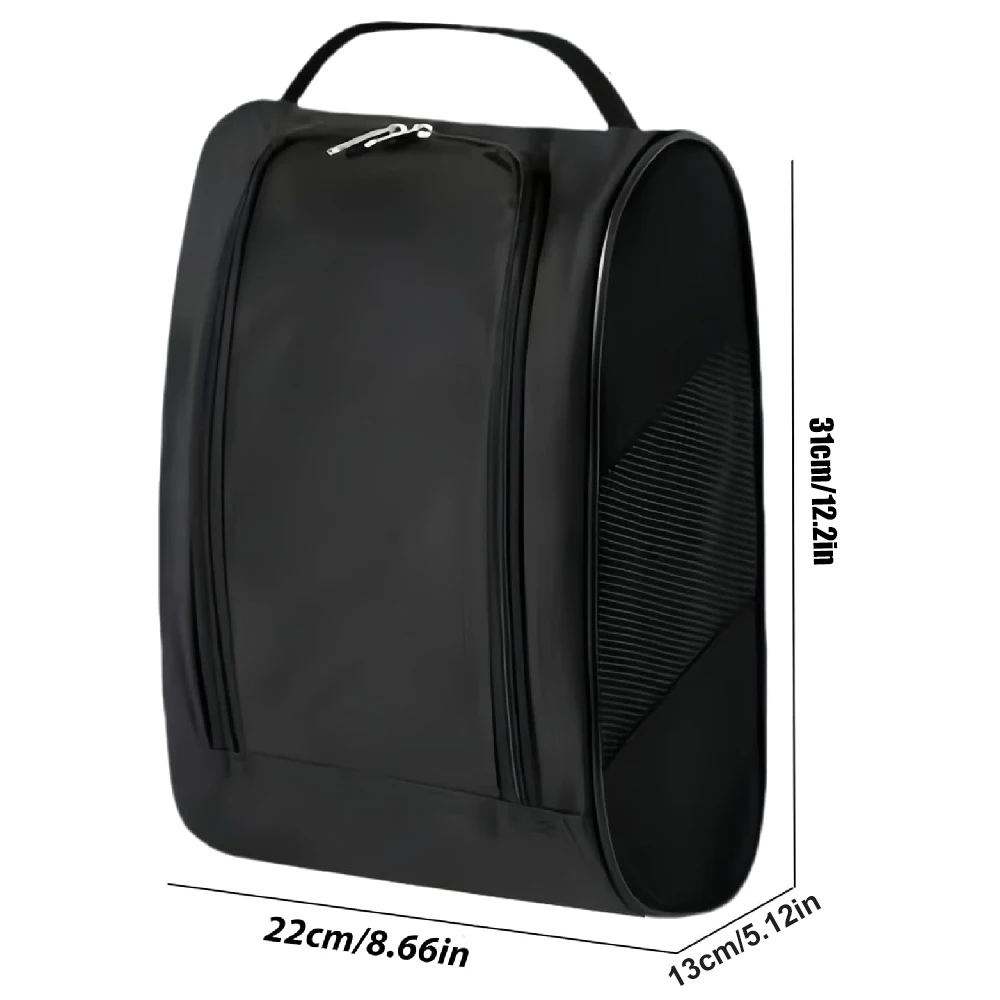 1PCS Golf Shoe Bag for Men Women, Water Proof Ventilation Golf Shoes Bag, Outdoor Shoe Carrier with Zippered and Handle
