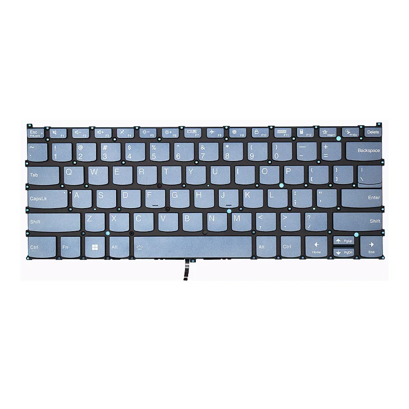 لوحة مفاتيح بديلة للكمبيوتر المحمول US/RU لأجهزة Lenovo Yoga 7 14ARB7 14IAL7 14IRL Yoga Slim 7 ProX 14ARH7 14IAH7 PT4SB بإضاءة خلفية #5
