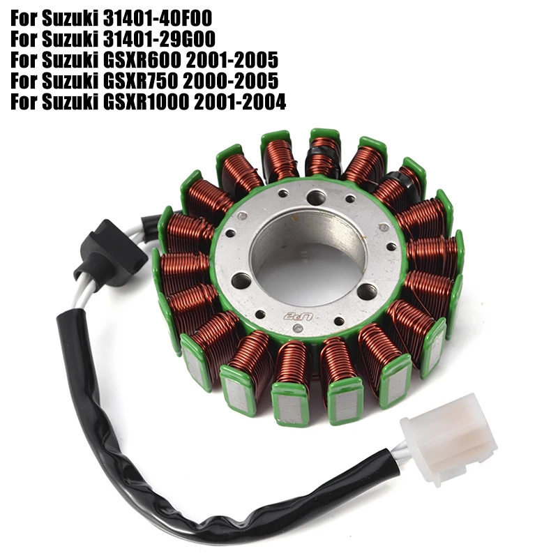 

Motorcycle Stator Coil For Suzuki GSXR600 GSXR750 GSXR1000 GSXR GSX R 600 750 1000 2001-2004 31401-29G00 31401-40F00 Generator