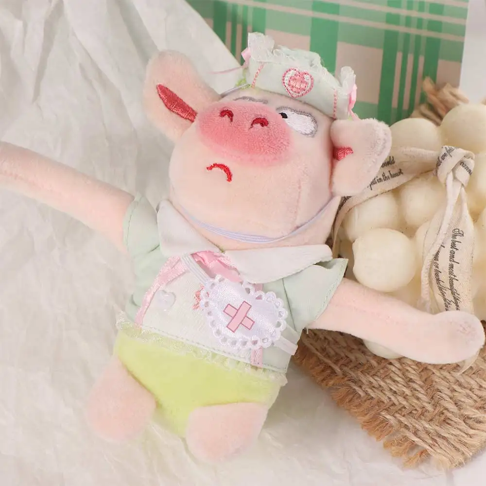 Vestido de ropa para muñeca de 10CM, conjunto de ropa para juego de imitación, muñeca de algodón, Cosplay, uniforme de enfermera de repuesto