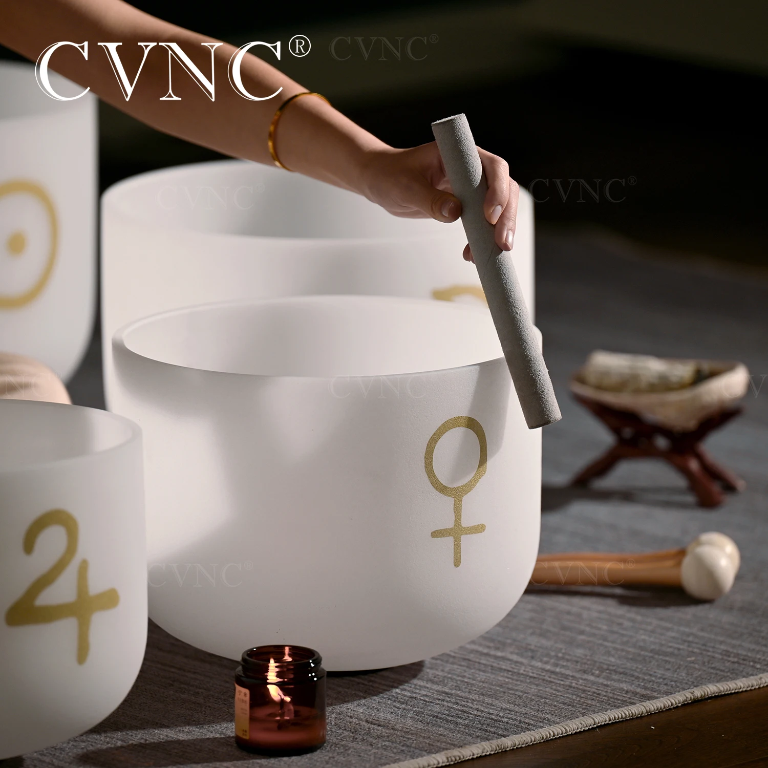 CVNC 8-14 Inch Alchemical Symb - Healing Crystal Set ulasan dan harga