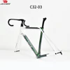 Ceccotti RF32 Modell Newset Farbe Vollständig verstecktes Kabeldesign Scheibenbremse Kohlefaser Rennradrahmen 6