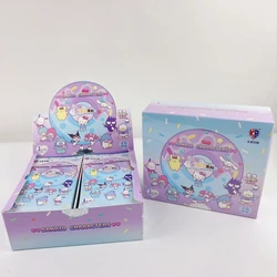 120Pcs Cards/Box Anime Sanrio Kuromi Hello Kitty Cartoon My Melody Cinnamoroll Collectible Game Card Toy For Children Gift