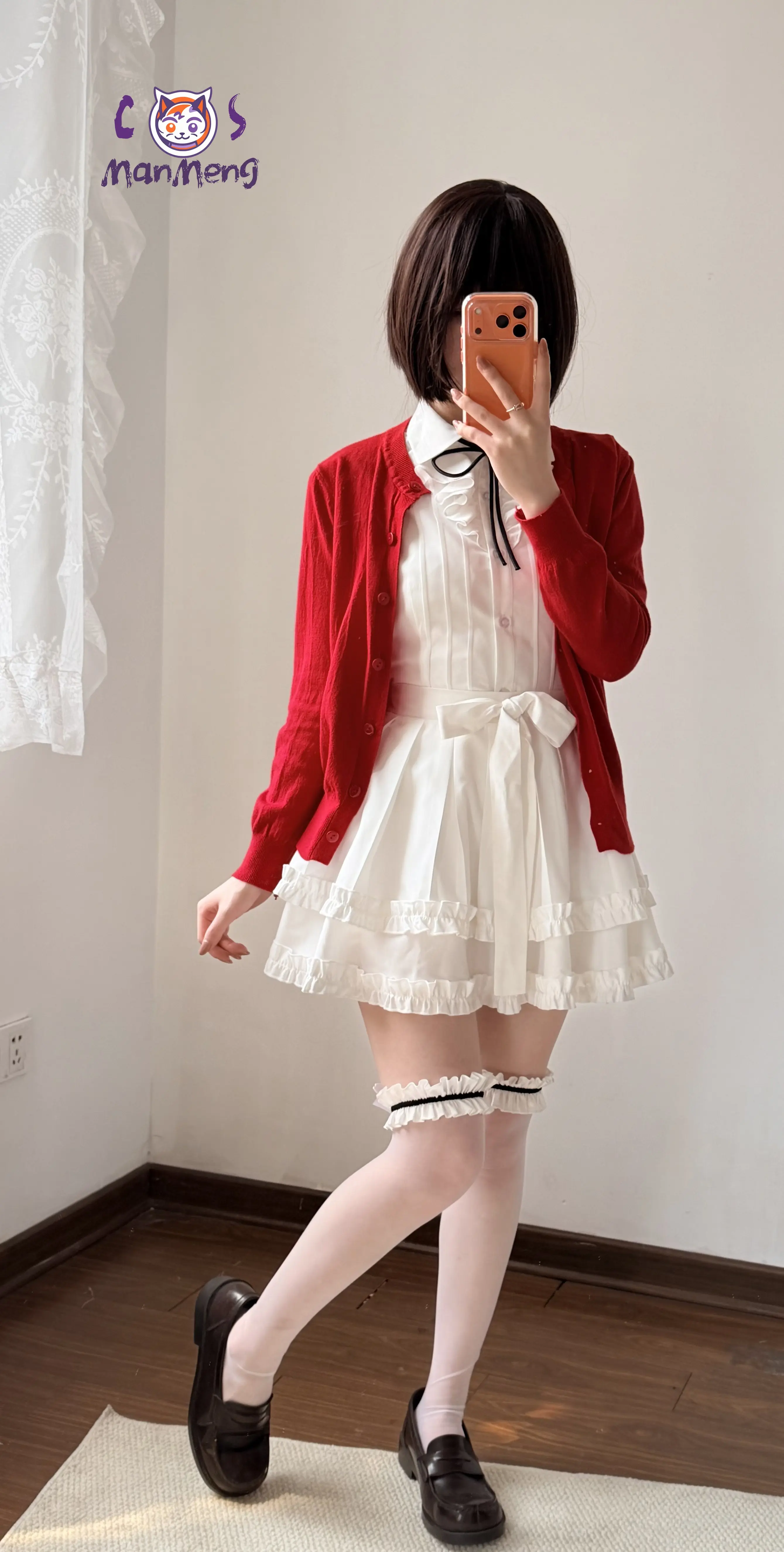 Megumi Kato Saekano: How to Raise a Boring Girlfriend Cosplay Costume Women Sweet White Dress Coat Socks Halloween New Uniform