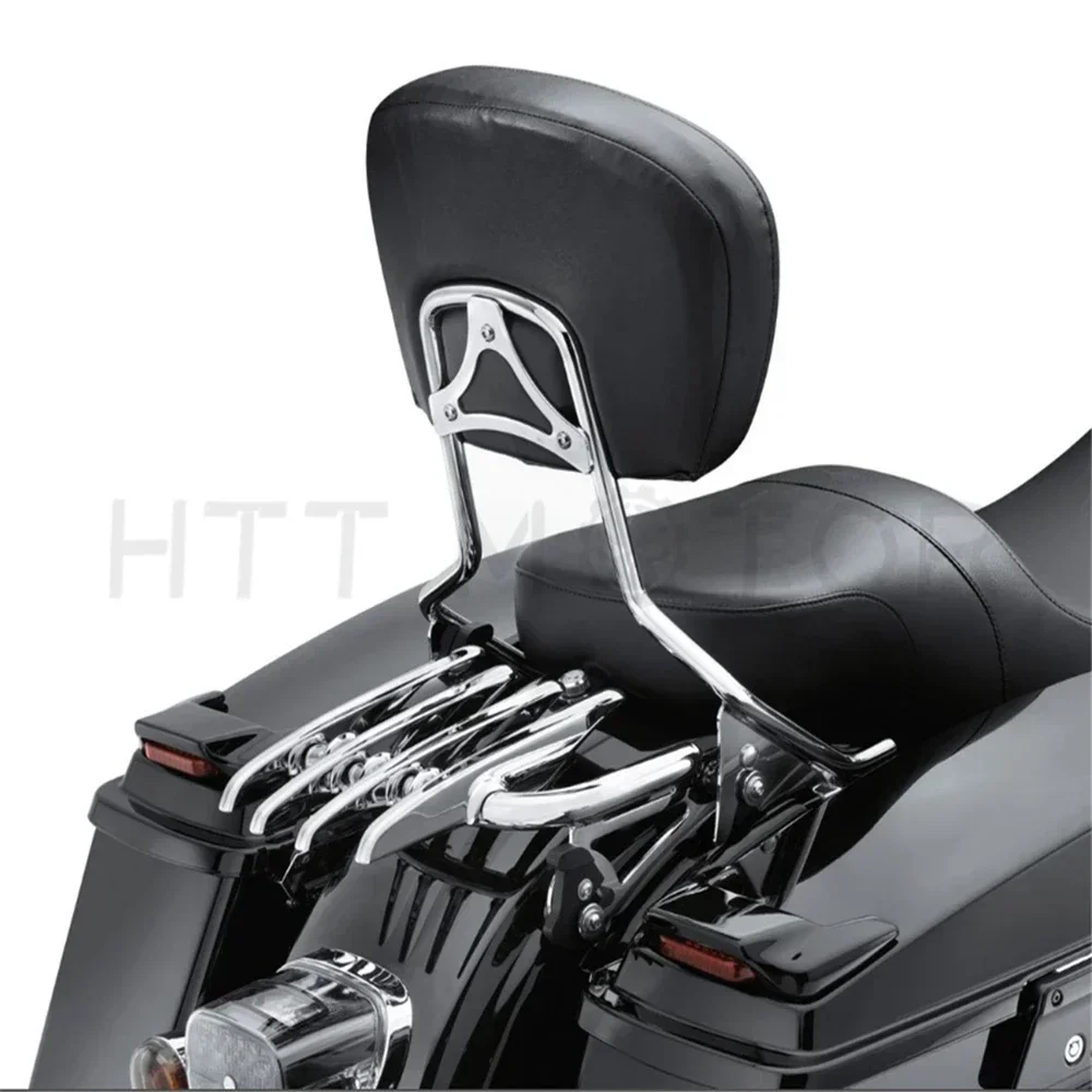 Motorcycle Detachable Stealth Luggage Rack for Harley Touring FLHR FLTR 2009-2018 Docking Hardware Kit
