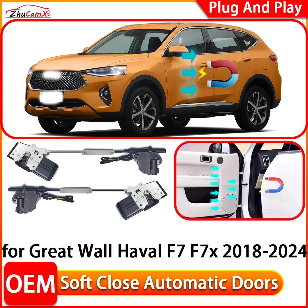 

for Great Wall Haval F7 F7x 2018-2024 Car Automatic Electric Soft Close Door Closer Power Closing Door Comfort Closing System