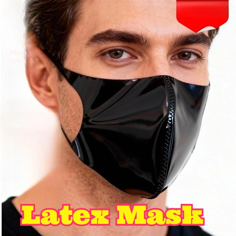 

Fashion Decorative Dust Proof Protective Face Mask Latex Material Washable Full Rubber Dust Mask Breathable Comfortable Outdoor