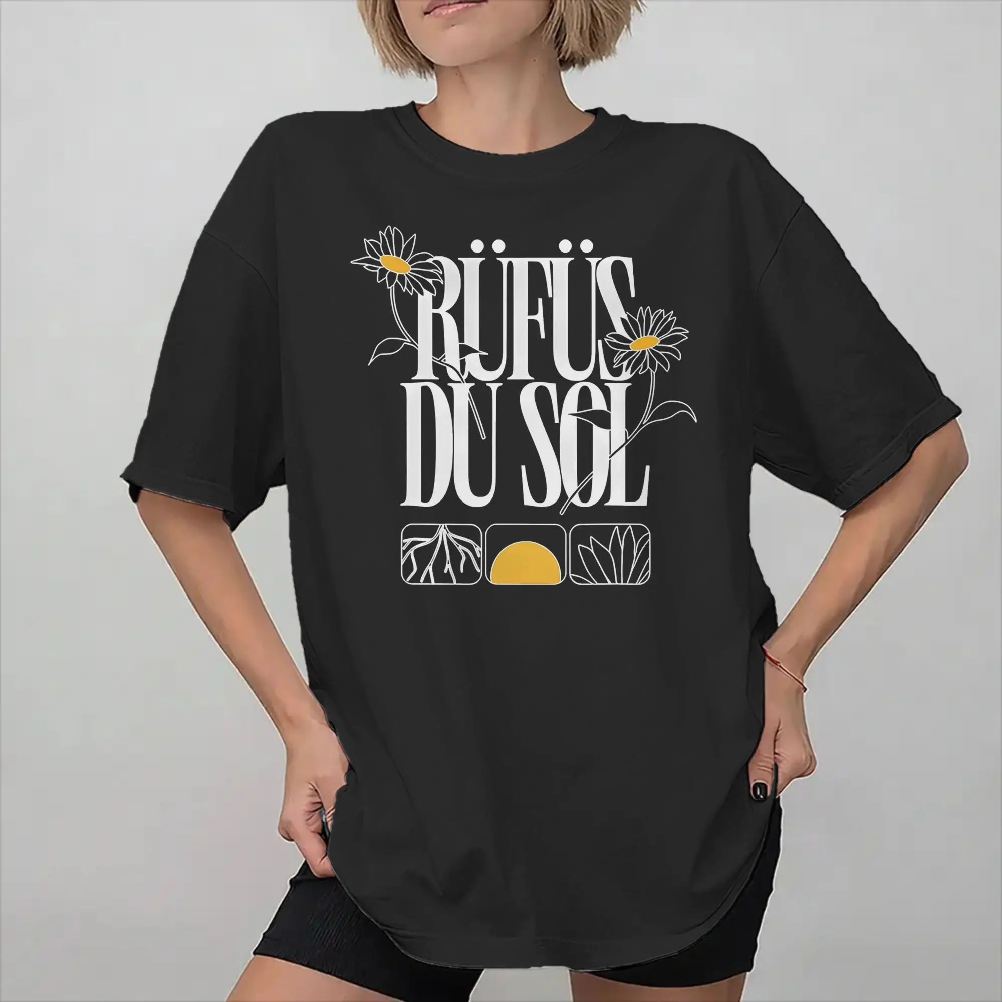 Rufus Du Sol 2026 Concert Merch Unisex T Shirts Cotton Tee Fashion  Tops T-shirt