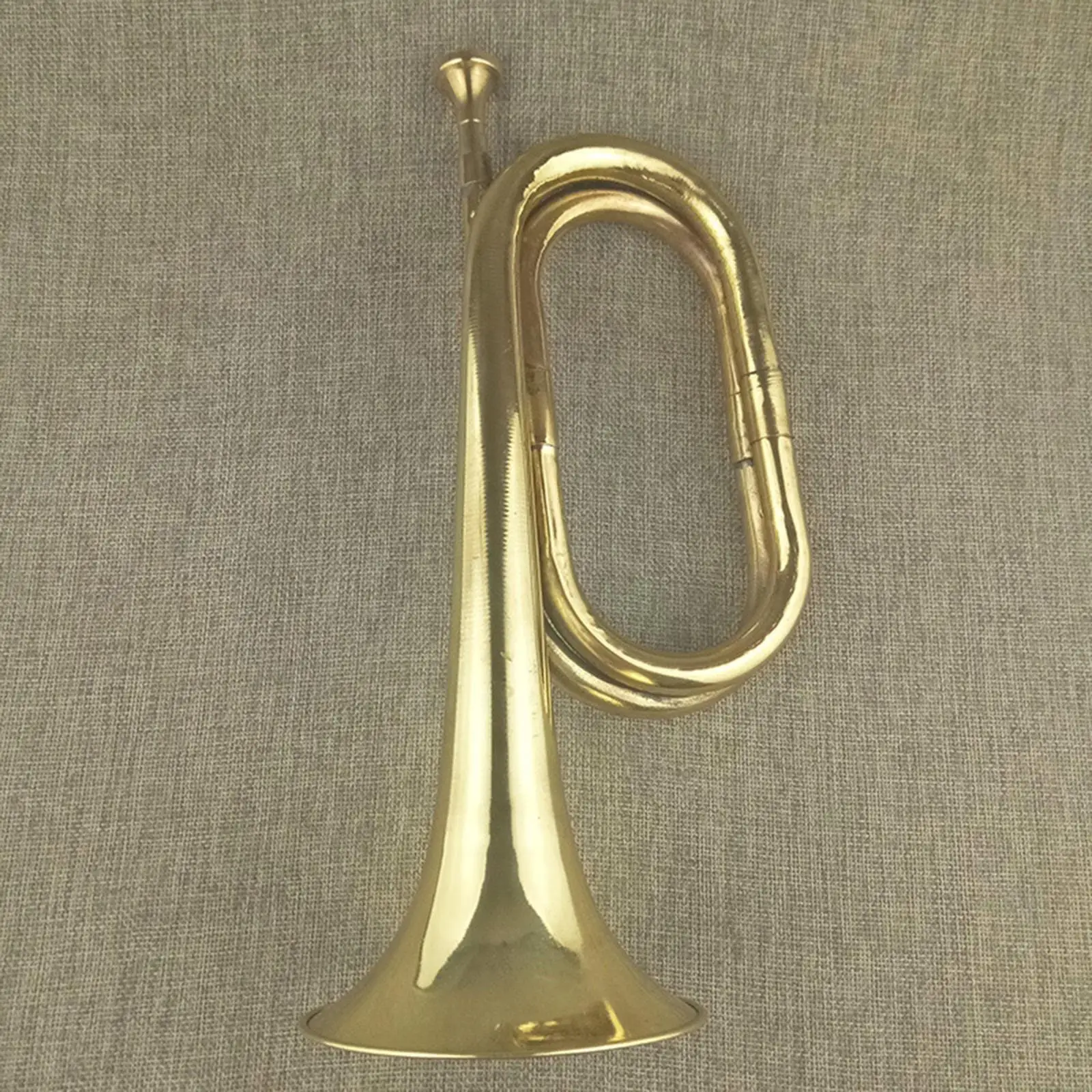 

Brass and Copper Bugle Music Instrument for Beginners Camping Scouting