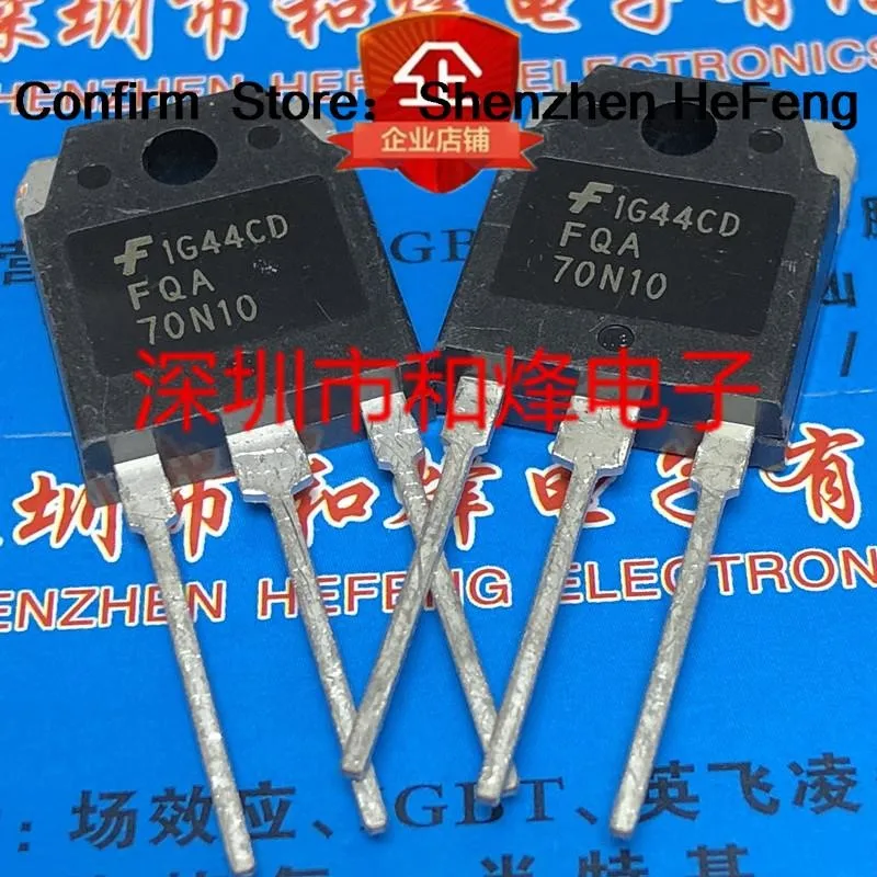 5PCS-10PCS FQA70N10  TO-3P 100V 70    Original Best Quality 100% Test  In Stock