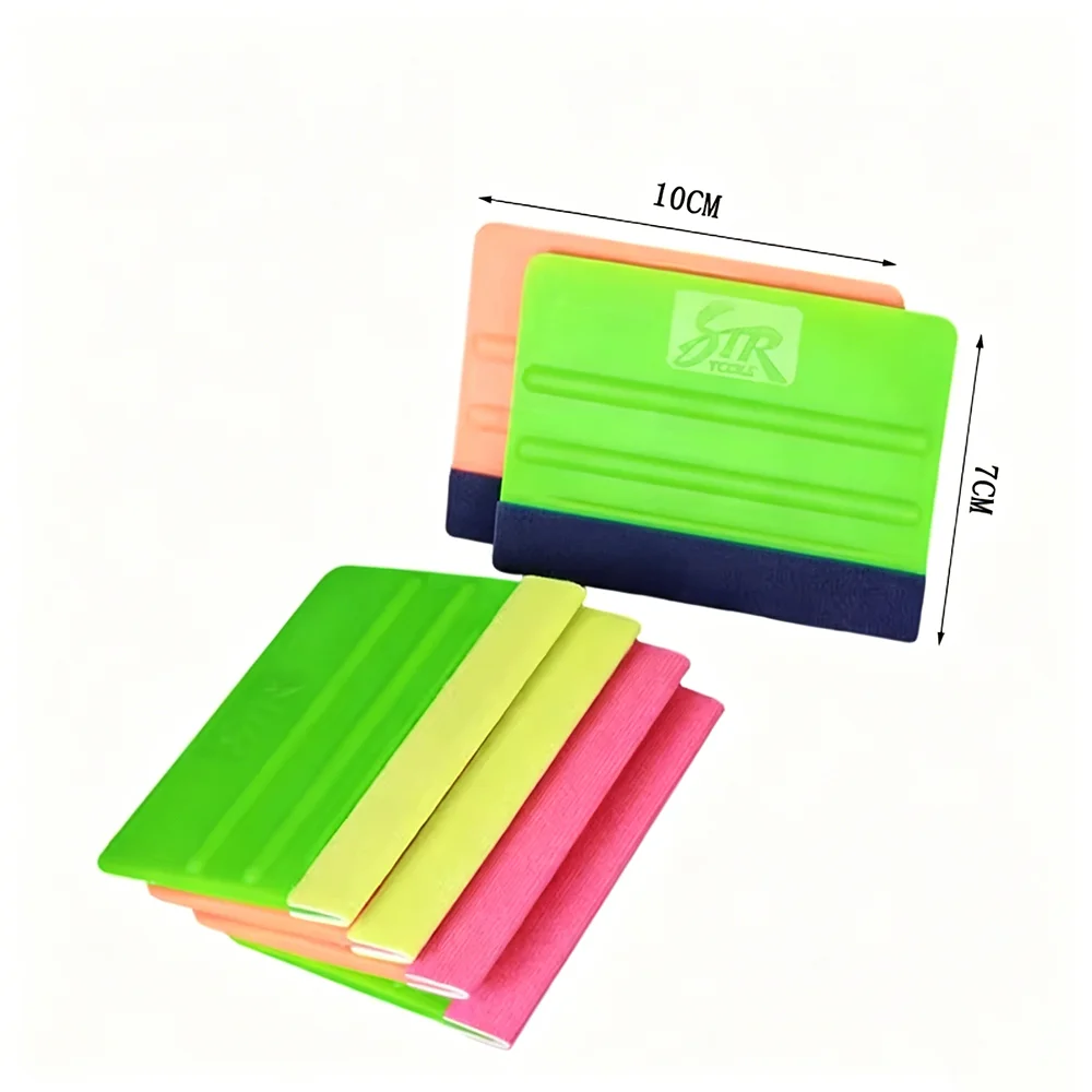 5 Pcs/Lot Hot Selling Durable High-quality PP Plastic Scraper Car Window & Body Filmcar Window Tinting Tool Scraper Felt