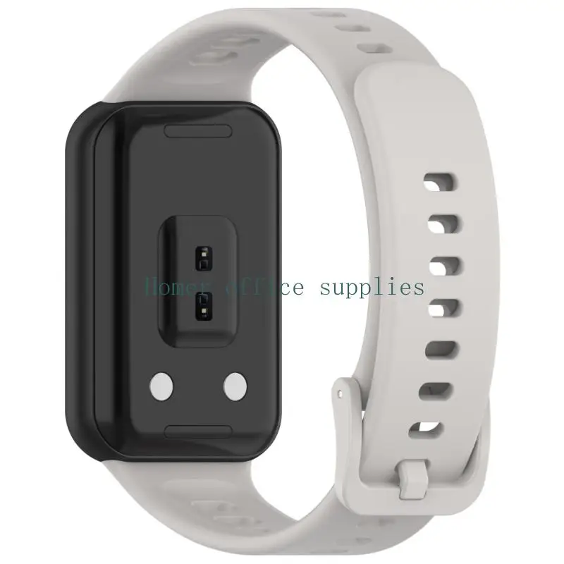 K43B Adjustable Silicone Replacement Wristband with Pin Fastener, Quick Release Mechanism for Straightforward Band Changes