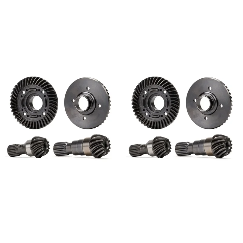 

【B74A】2X закаленная сталь, переднее и заднее кольцевое кольцо дифференциала, шестерня дифференциала для TRAXXAS 1/5 X-MAXX 1/6 XRT, обновленные детали