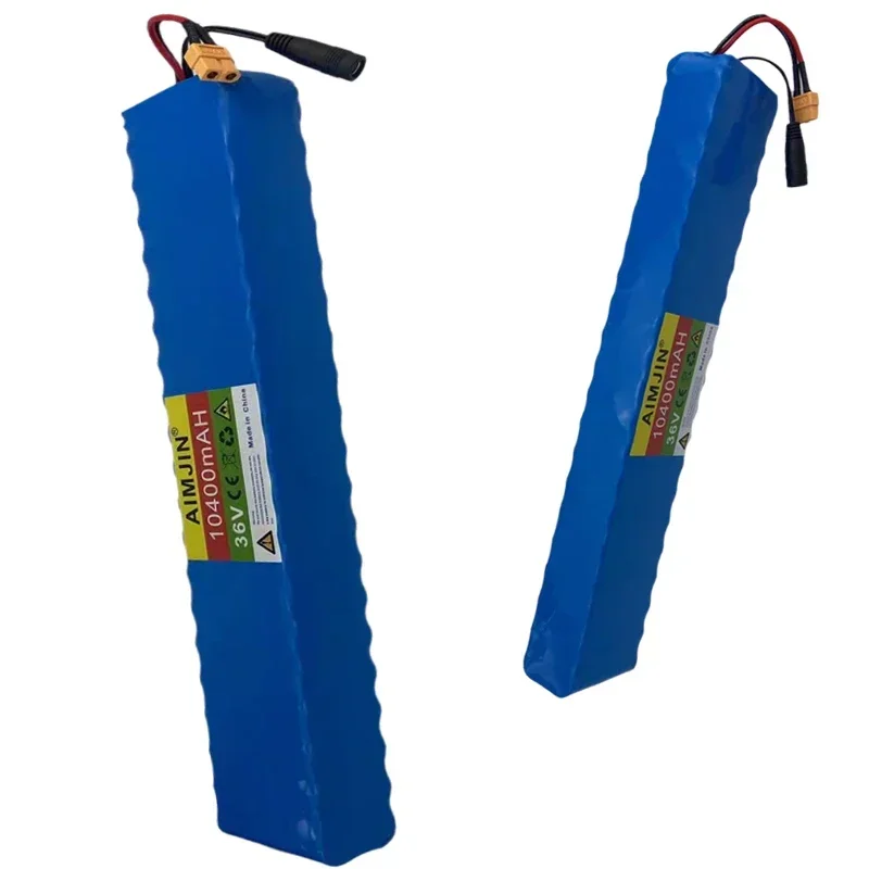 

18650 36V 10.4Ah/10400mAh BMS Li-ion Battery Pack 10S4P 500W High Power Modified Bicycle Scooter Electric Vehicle with charger