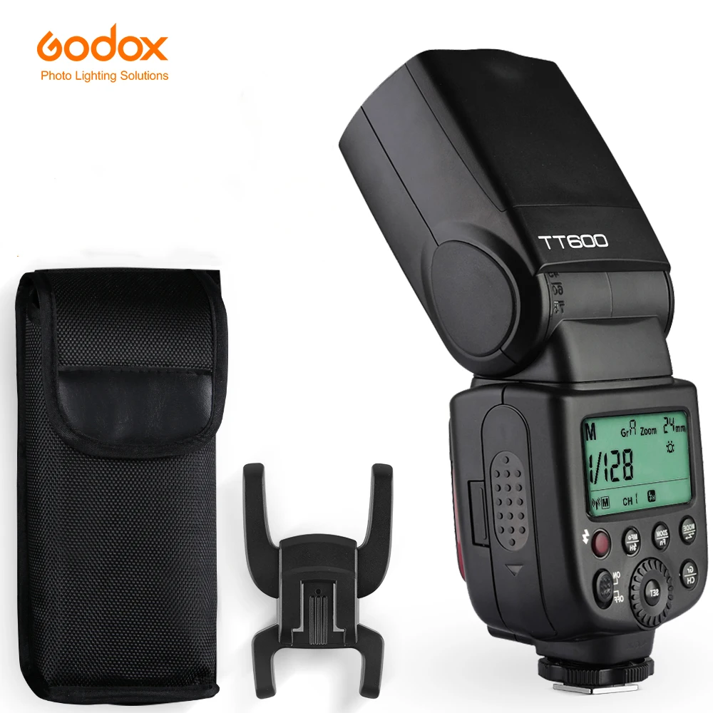 

Godox TT600 2,4G Беспроводная вспышка GN60 Master/Slave Camera Speedlite для Canon Sony Nikon Pentax Olympus Fuji Lumix