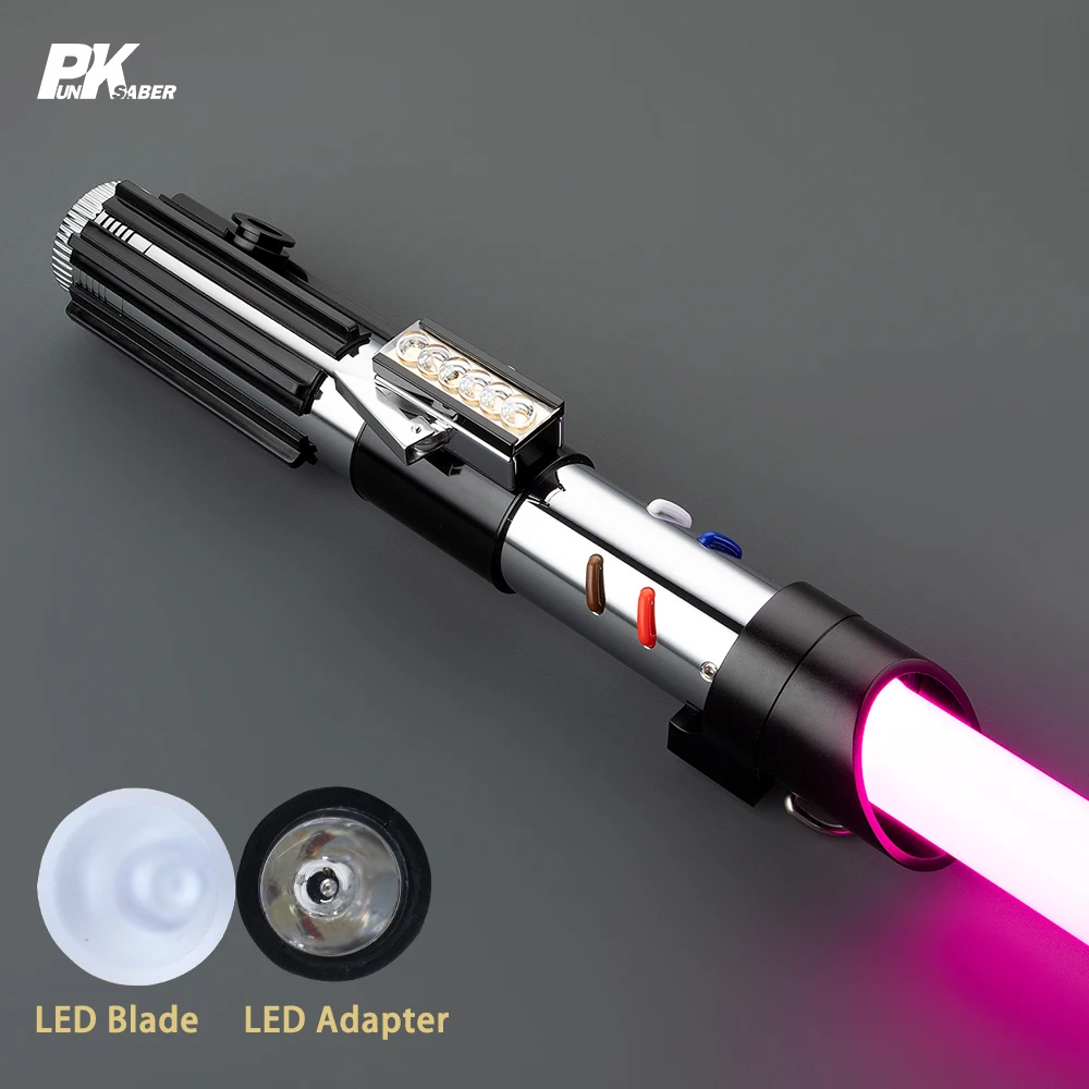 PunkSaber Lightsaber Neopixel Jedi Laser Sword Heavy Dueling Sensitive Smooth Infinite Changing Hitting Sound Light Saber Toys