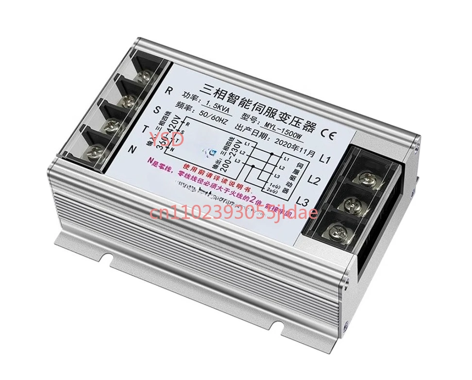 

3KVA Intelligent Servo Three-Phase Electronic Transformer – 380V to 220V