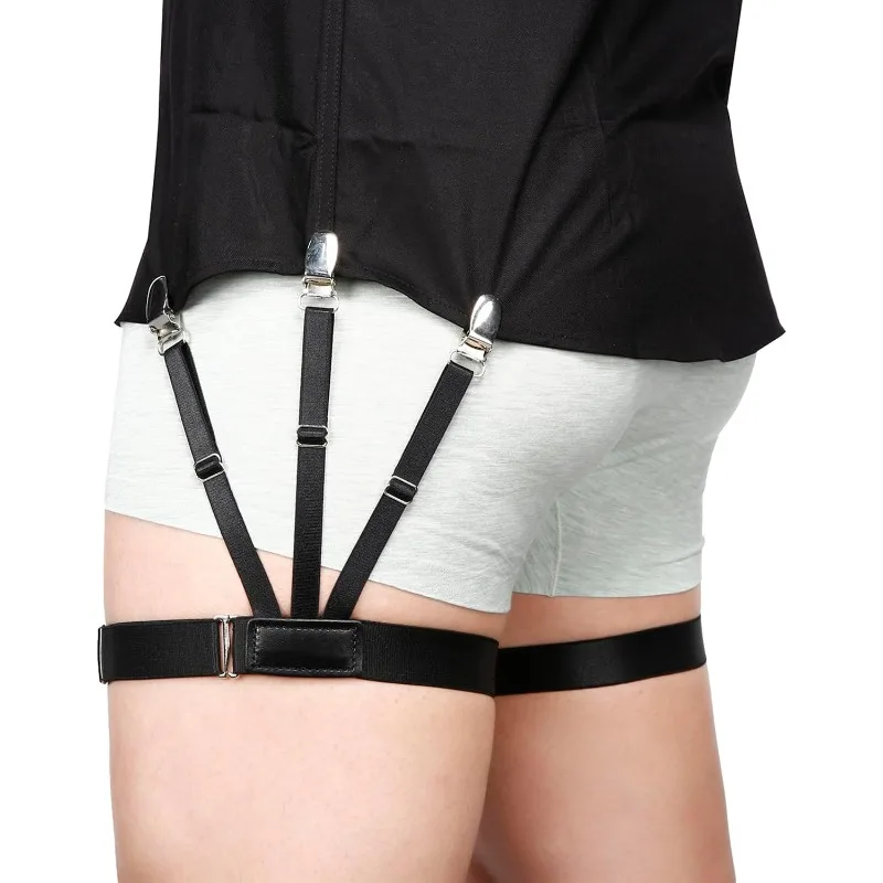 Neue Damen Herren Hemdhalter verstellbar in der Nähe des Hemdes Stay Best Tuck rutschfeste elastische Hosenträger Gürtel Tirantes andere tägliche Kleinigkeiten