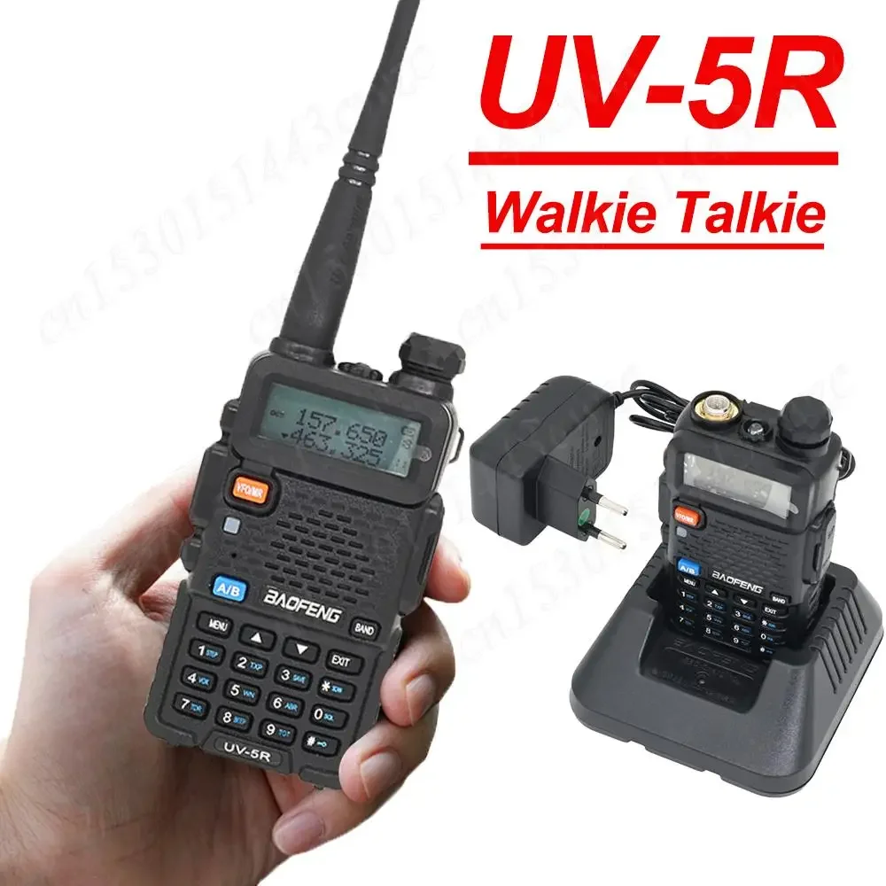 

X-T Baofeng UV-5R Handheld Walkie Talkie 136-174MHz & 400-520MHz 5W Long Range Ham Radios Handheld UHF/VHF Radio Two Way Radio