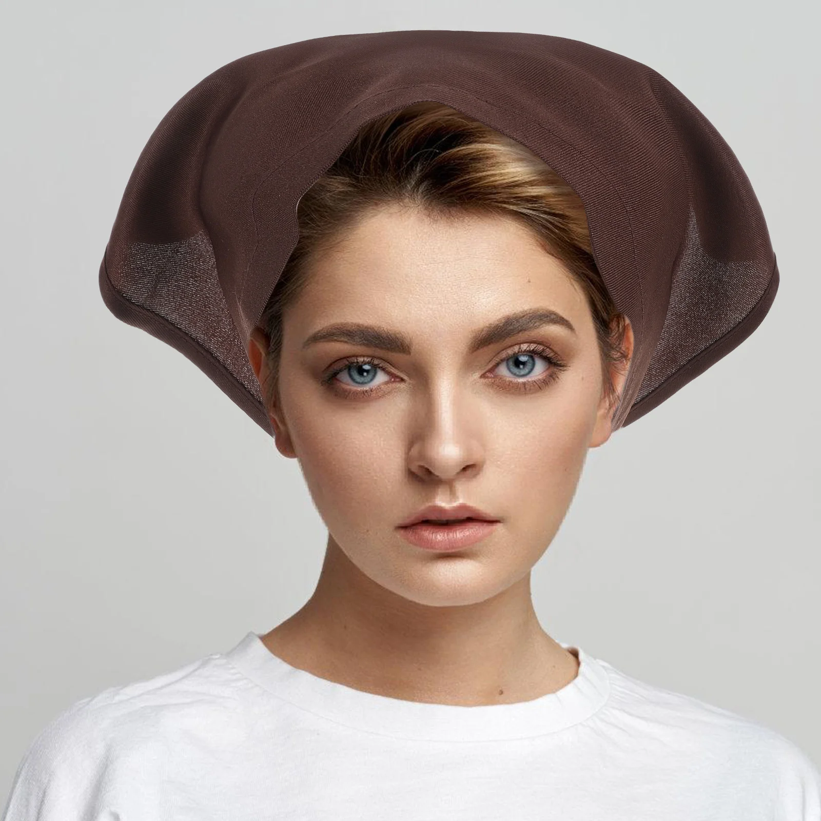 

Kitchen Work Headscarf Soft Breathable Japanese Design Sweat Absorbing Chef Hat For Women Men Baking Restaurant Catering