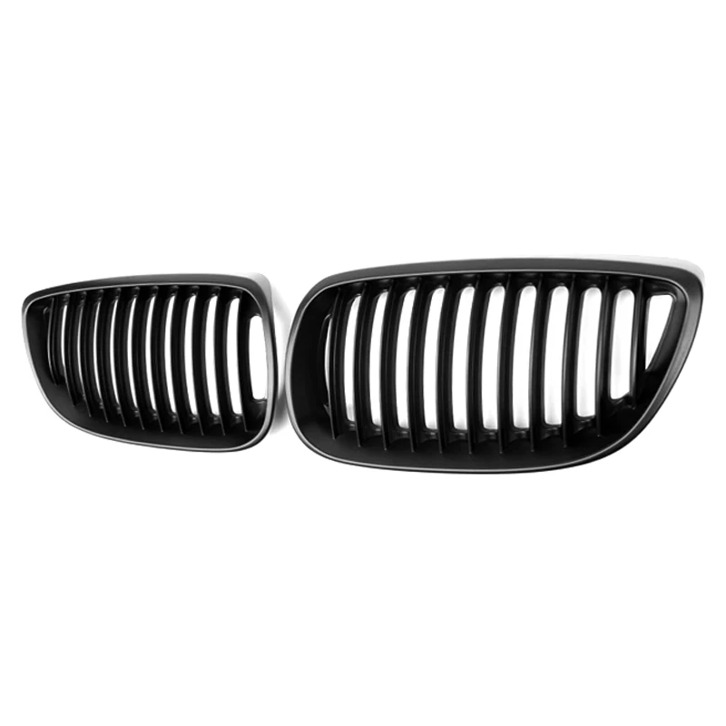 Matte Black Abs Single Slat Car Front Bumper Kidney Grille Grill For Bmw 3 Series E92 E93 M3 335i M3 2006-2009 E92 grille