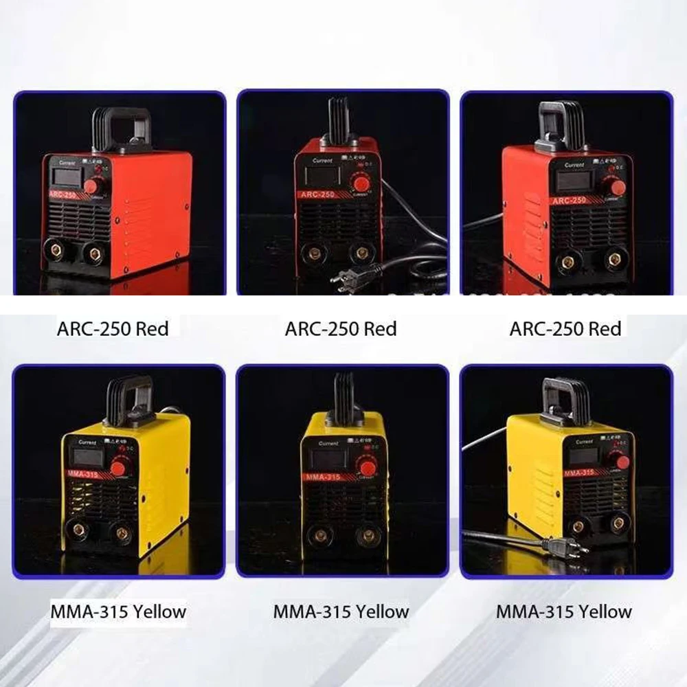 ARC-250 Portable Welding Machines Inverter Arc Electric Welder Current Adjustable Compact Welding Machine With Tools Storage Box