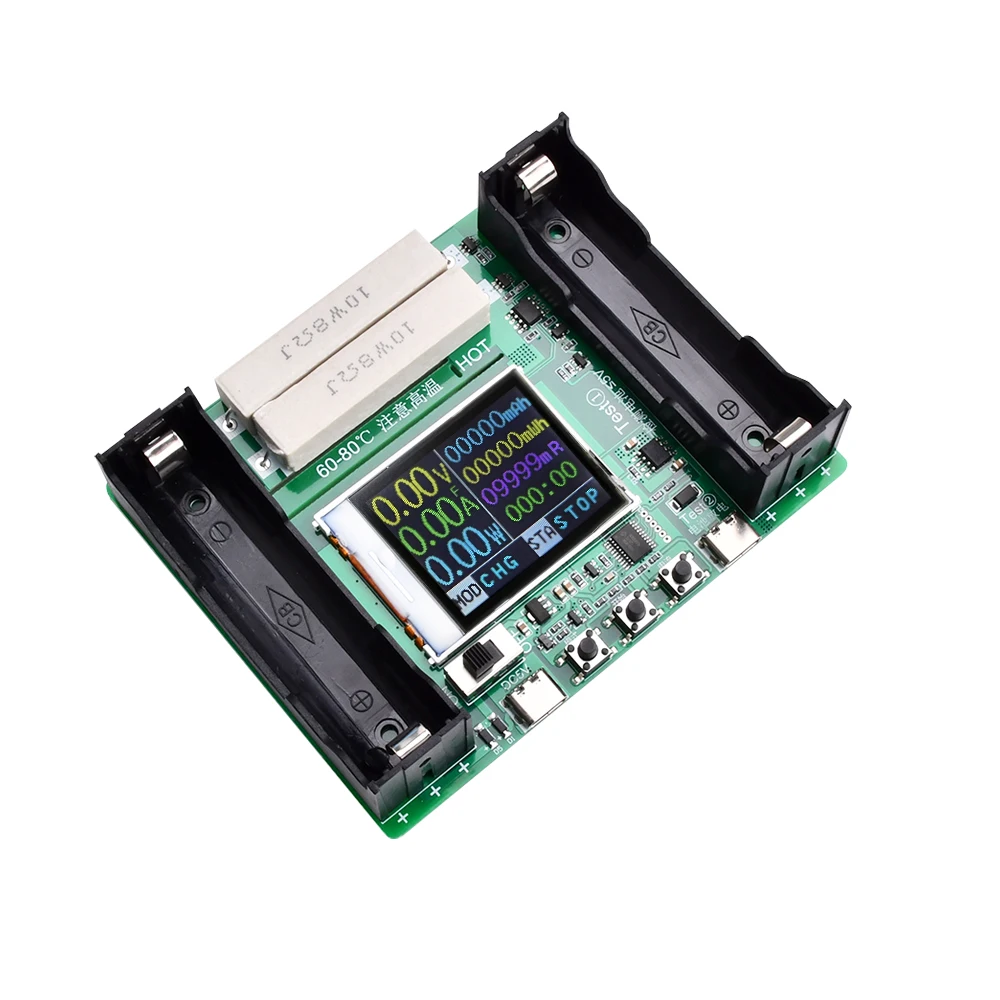 Digitales LCD-Display Batteriekapazitätstester MAh MWh für 18650 Lithium-Batterie Typ-C Messleistungs-Detektormodul – Detail 11
