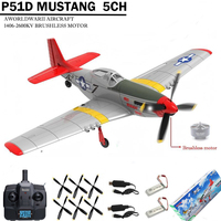 Newest RC Plane P51D Mustang 5CH 3D/6G Fixed-wing RC Airplane for Adults Beginners Easy to Fly Removable Brushless Fighter Gift