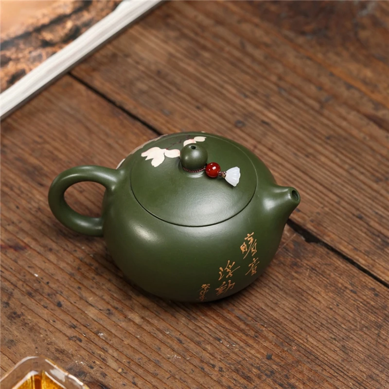 300ml Handmade Yixing Purple Grit Black Galaxy Clay Tea Pot Zisha Kungfu Pot Set Xishi Pots of Tea Real New Listing