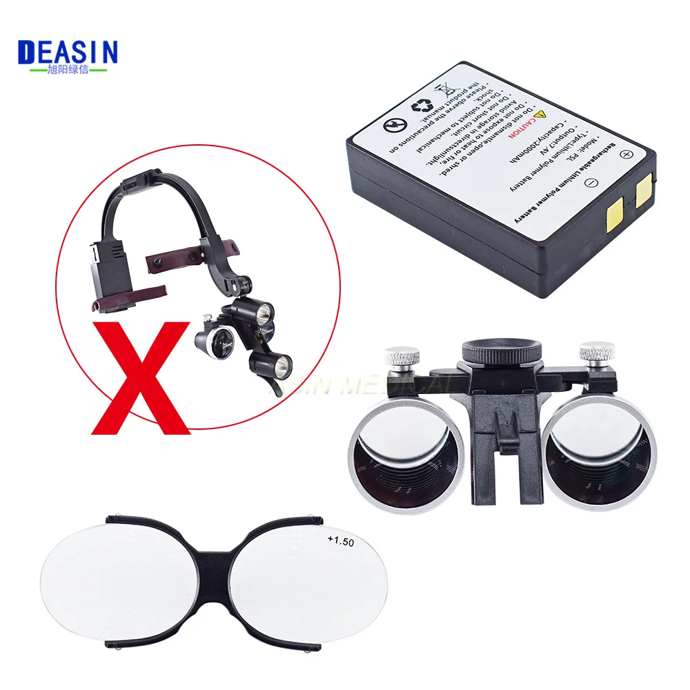 

Dental 5W LED Headlight Binocular Loupes 2.5X/3.5X Accessories Spare Parts Dentist Surgical Headlamp Dentistry Tools