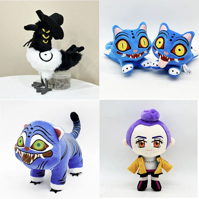 

Kpop Demon Hunters Cosplay Props Movie Plush Tiger Crow Performance Halloween Accessories Christmas Anime Peripherals
