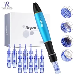 Authentic Dr Pen Ultima A1 Auto Micro Skin Pen Derma System with 12Pins 0.25mm Needle Cartridges Skin Care Repairs Tool Kit